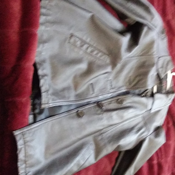 Brown leather coat - Picture 3 of 4